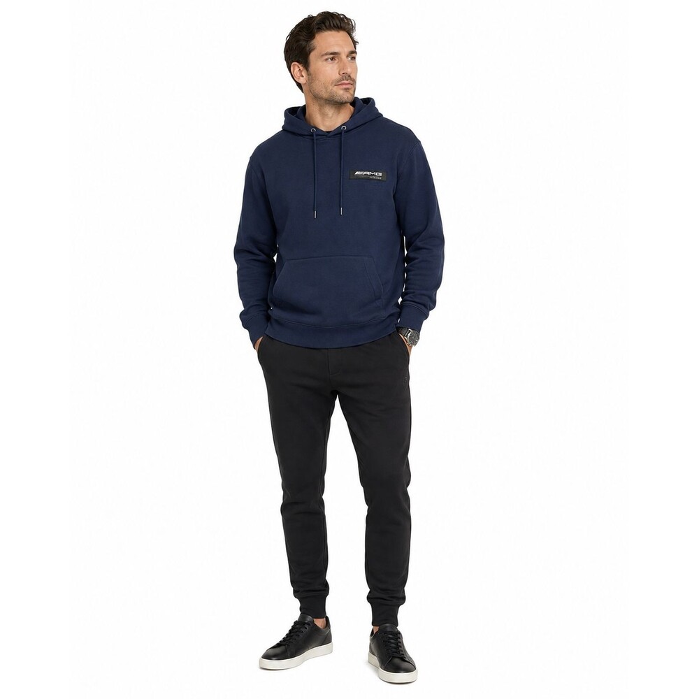 AMG Experience Mercedes Benz Hoodie Men's XL Fleece Navy Long Sleeve Pocket NWOT